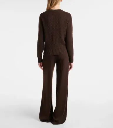 Jardin des Orangers Cable-knit cashmere-blend sweater | Thumbnail 6 Jardin des Orangers Cable-knit cashmere-blend sweater | Thumbnail 6