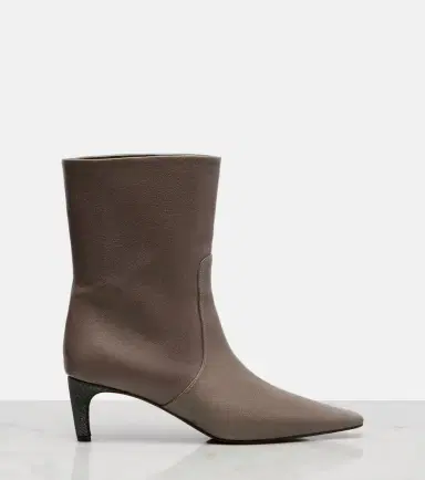 Brunello Cucinelli Monili leather ankle boots | Thumbnail 3 Brunello Cucinelli Monili leather ankle boots | Thumbnail 3