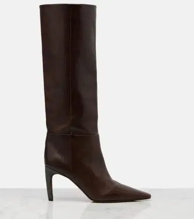 Brunello Cucinelli Monili leather knee-high boots | Thumbnail 4 Brunello Cucinelli Monili leather knee-high boots | Thumbnail 4