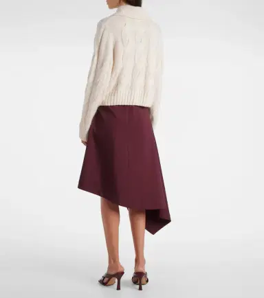 Jardin des Orangers Cable-knit cashmere and silk cardigan | Thumbnail 4 Jardin des Orangers Cable-knit cashmere and silk cardigan | Thumbnail 4