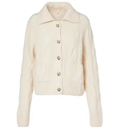 Jardin des Orangers Cable-knit cashmere and silk cardigan | Thumbnail 1 Jardin des Orangers Cable-knit cashmere and silk cardigan | Thumbnail 1