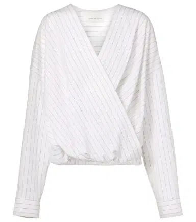 Dries Van Noten Striped cotton top | Thumbnail 1 Dries Van Noten Striped cotton top | Thumbnail 1