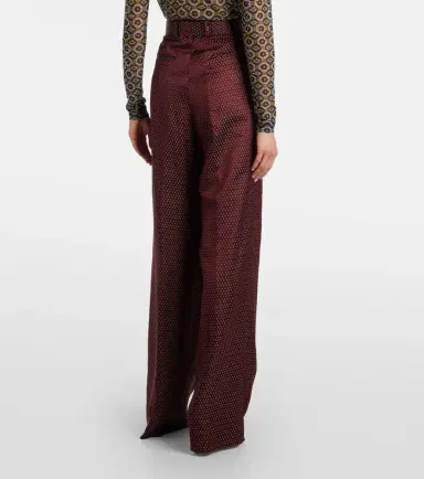 Dries Van Noten Belted high-rise wide-leg pants | Thumbnail 2 Dries Van Noten Belted high-rise wide-leg pants | Thumbnail 2