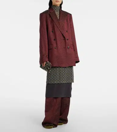 Dries Van Noten Belted high-rise wide-leg pants | Thumbnail 3 Dries Van Noten Belted high-rise wide-leg pants | Thumbnail 3