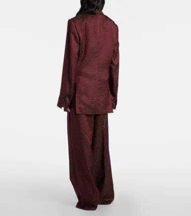 Dries Van Noten Belted high-rise wide-leg pants | Thumbnail 4 Dries Van Noten Belted high-rise wide-leg pants | Thumbnail 4