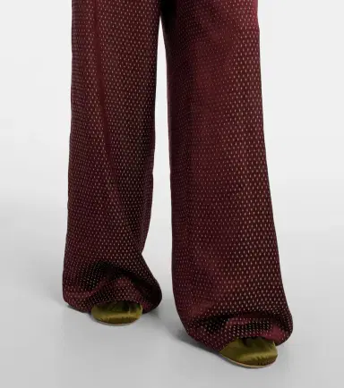 Dries Van Noten Belted high-rise wide-leg pants | Thumbnail 5 Dries Van Noten Belted high-rise wide-leg pants | Thumbnail 5