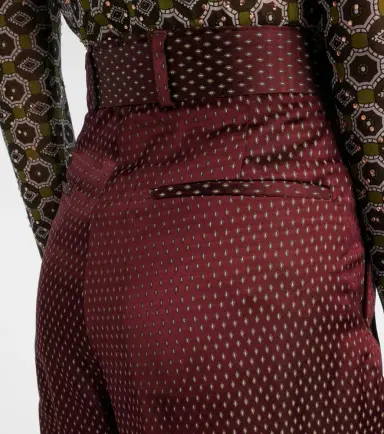 Dries Van Noten Belted high-rise wide-leg pants | Thumbnail 6 Dries Van Noten Belted high-rise wide-leg pants | Thumbnail 6