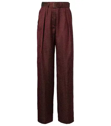 Dries Van Noten Belted high-rise wide-leg pants | Thumbnail 1 Dries Van Noten Belted high-rise wide-leg pants | Thumbnail 1