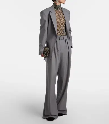 Dries Van Noten Wool-blend blazer | Thumbnail 3 Dries Van Noten Wool-blend blazer | Thumbnail 3