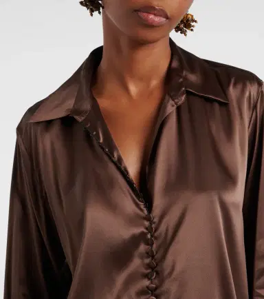 Dries Van Noten Silk-blend shirt | Thumbnail 2 Dries Van Noten Silk-blend shirt | Thumbnail 2