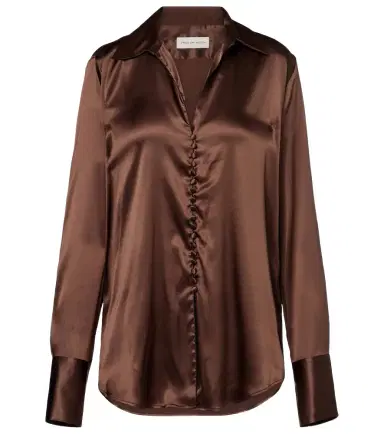Dries Van Noten Silk-blend shirt | Thumbnail 1 Dries Van Noten Silk-blend shirt | Thumbnail 1