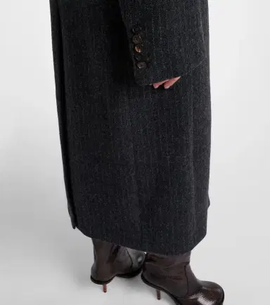 Dries Van Noten Chalk stripe wool coat | Thumbnail 4 Dries Van Noten Chalk stripe wool coat | Thumbnail 4