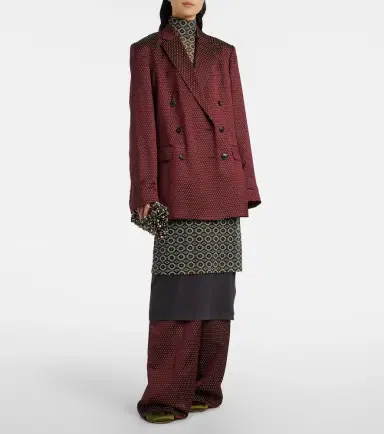 Dries Van Noten Polka-dot double-breasted blazer | Thumbnail 2 Dries Van Noten Polka-dot double-breasted blazer | Thumbnail 2