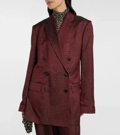 Dries Van Noten Polka-dot double-breasted blazer | Thumbnail 3 Dries Van Noten Polka-dot double-breasted blazer | Thumbnail 3