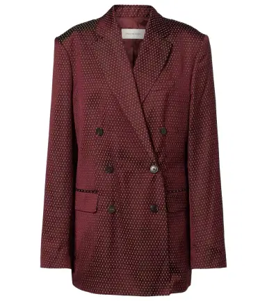 Dries Van Noten Polka-dot double-breasted blazer | Thumbnail 1 Dries Van Noten Polka-dot double-breasted blazer | Thumbnail 1