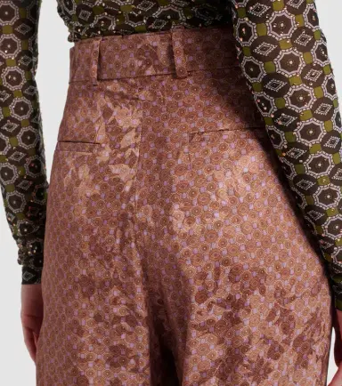 Dries Van Noten Belted printed wide-leg pants | Thumbnail 5 Dries Van Noten Belted printed wide-leg pants | Thumbnail 5
