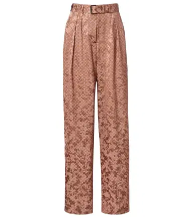 Dries Van Noten Belted printed wide-leg pants | Thumbnail 1 Dries Van Noten Belted printed wide-leg pants | Thumbnail 1