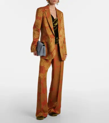 Dries Van Noten Floral jacquard blazer | Thumbnail 6 Dries Van Noten Floral jacquard blazer | Thumbnail 6