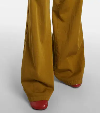 Dries Van Noten High-rise cotton wide-leg pants | Thumbnail 4 Dries Van Noten High-rise cotton wide-leg pants | Thumbnail 4