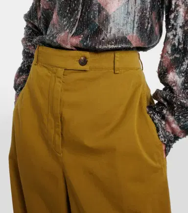 Dries Van Noten High-rise cotton wide-leg pants | Thumbnail 5 Dries Van Noten High-rise cotton wide-leg pants | Thumbnail 5
