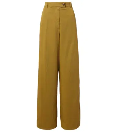 Dries Van Noten High-rise cotton wide-leg pants | Thumbnail 1 Dries Van Noten High-rise cotton wide-leg pants | Thumbnail 1