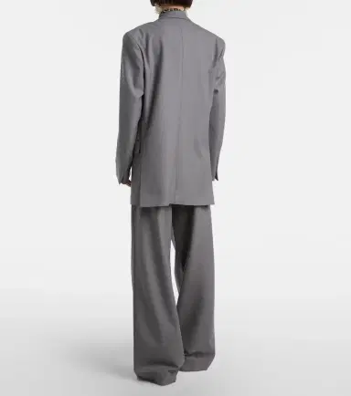 Dries Van Noten Belted wool-blend wide-leg pants | Thumbnail 5 Dries Van Noten Belted wool-blend wide-leg pants | Thumbnail 5
