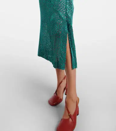 Dries Van Noten Polka-dot devoré slip dress | Thumbnail 2 Dries Van Noten Polka-dot devoré slip dress | Thumbnail 2