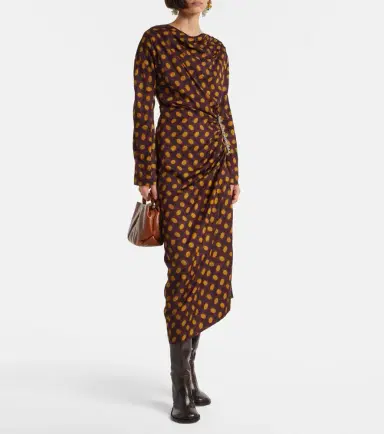 Dries Van Noten Didi embellished polka-dots midi dress | Thumbnail 4 Dries Van Noten Didi embellished polka-dots midi dress | Thumbnail 4