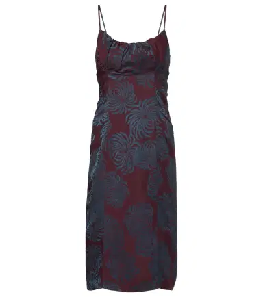 Dries Van Noten Floral jacquard midi dress | Thumbnail 1 Dries Van Noten Floral jacquard midi dress | Thumbnail 1