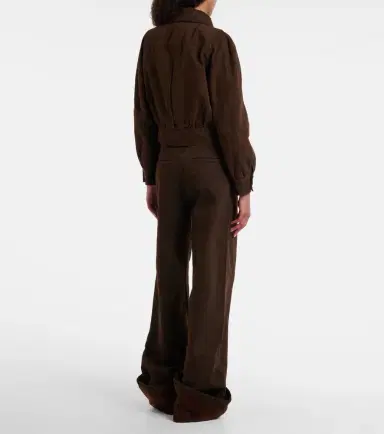 Dries Van Noten Cropped denim jacket | Thumbnail 4 Dries Van Noten Cropped denim jacket | Thumbnail 4