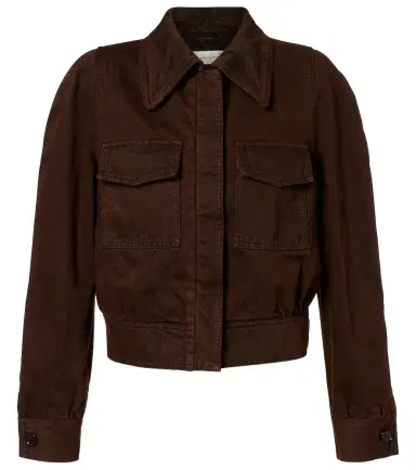 Dries Van Noten Cropped denim jacket | Thumbnail 1 Dries Van Noten Cropped denim jacket | Thumbnail 1