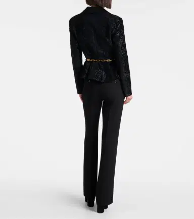Etro High-rise wool flared pants | Thumbnail 3 Etro High-rise wool flared pants | Thumbnail 3