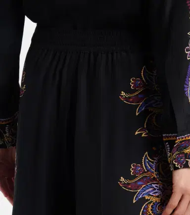 Etro Paisley silk wide-leg pants | Thumbnail 2 Etro Paisley silk wide-leg pants | Thumbnail 2