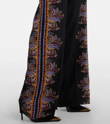 Etro Paisley silk wide-leg pants | Thumbnail 5 Etro Paisley silk wide-leg pants | Thumbnail 5