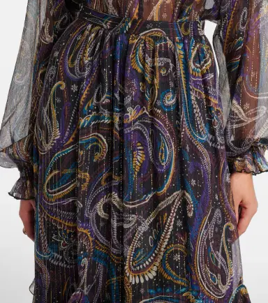 Etro Paisley plissé silk-blend maxi skirt | Thumbnail 2 Etro Paisley plissé silk-blend maxi skirt | Thumbnail 2