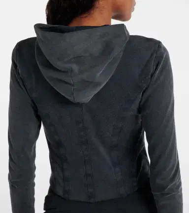 Balenciaga Cotton jersey hoodie | Thumbnail 4 Balenciaga Cotton jersey hoodie | Thumbnail 4