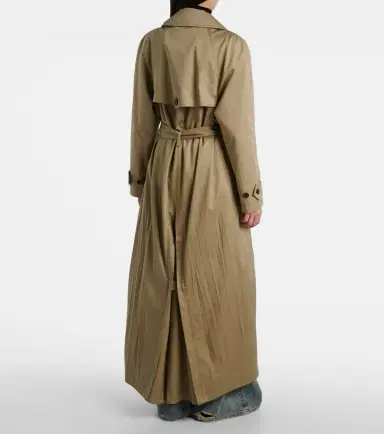 Balenciaga Cocoon cotton twill trench coat | Thumbnail 4 Balenciaga Cocoon cotton twill trench coat | Thumbnail 4