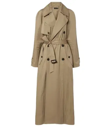 Balenciaga Cocoon cotton twill trench coat | Thumbnail 1 Balenciaga Cocoon cotton twill trench coat | Thumbnail 1