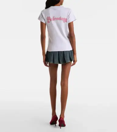 Balenciaga Printed cotton jersey T-shirt | Thumbnail 2 Balenciaga Printed cotton jersey T-shirt | Thumbnail 2