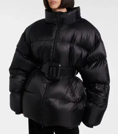 Balenciaga Hourglass belted down jacket | Thumbnail 2 Balenciaga Hourglass belted down jacket | Thumbnail 2