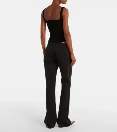 Balenciaga Cotton-blend velvet corset top | Thumbnail 4 Balenciaga Cotton-blend velvet corset top | Thumbnail 4