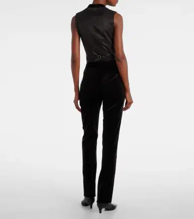 Ralph Lauren Collection Cotton-blend velvet straight pants | Thumbnail 2 Ralph Lauren Collection Cotton-blend velvet straight pants | Thumbnail 2