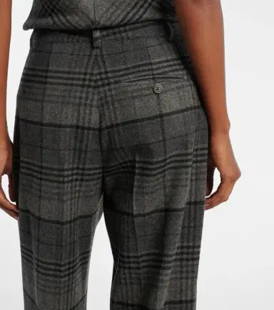 Ralph Lauren Collection Jody checked wool wide-leg pants | Thumbnail 3 Ralph Lauren Collection Jody checked wool wide-leg pants | Thumbnail 3