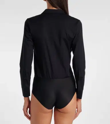 Wolford Cotton-blend poplin bodysuit | Thumbnail 3 Wolford Cotton-blend poplin bodysuit | Thumbnail 3