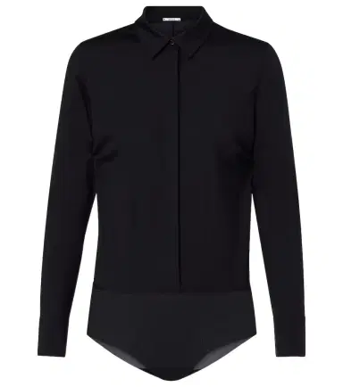 Wolford Cotton-blend poplin bodysuit | Thumbnail 1 Wolford Cotton-blend poplin bodysuit | Thumbnail 1