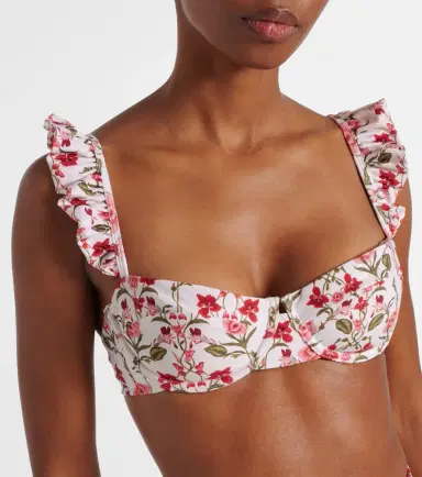 Agua by Agua Bendita Kiwi floral bikini top | Thumbnail 3 Agua by Agua Bendita Kiwi floral bikini top | Thumbnail 3