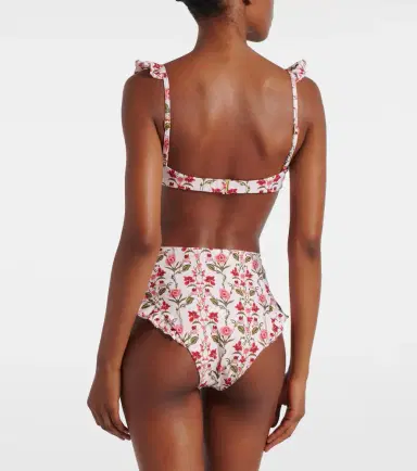 Agua by Agua Bendita Kiwi floral bikini top | Thumbnail 4 Agua by Agua Bendita Kiwi floral bikini top | Thumbnail 4