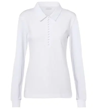 Dries Van Noten Cotton jersey polo shirt | Thumbnail 1 Dries Van Noten Cotton jersey polo shirt | Thumbnail 1