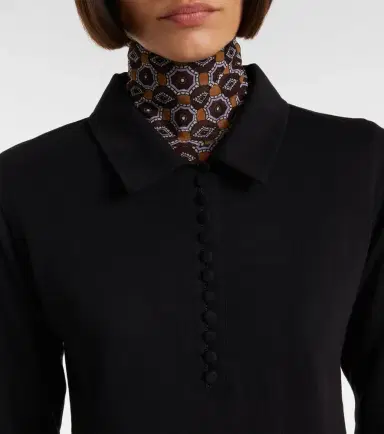 Dries Van Noten Cotton jersey polo shirt | Thumbnail 2 Dries Van Noten Cotton jersey polo shirt | Thumbnail 2