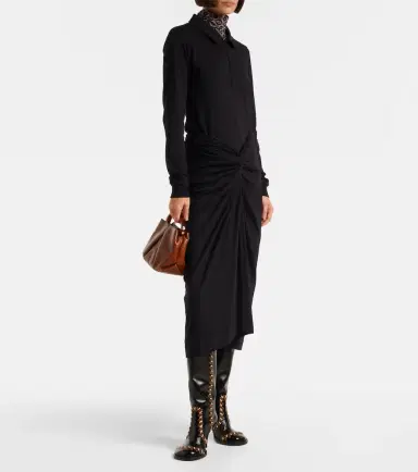 Dries Van Noten Cotton jersey polo shirt | Thumbnail 3 Dries Van Noten Cotton jersey polo shirt | Thumbnail 3